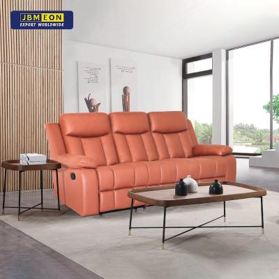 China (Size) 3 Seaters Sofa 3 Seat Adjustable High Quality Modern Leather Couch With Solid Hardwood Frame Wood Manufacturers-Suppliers for sale