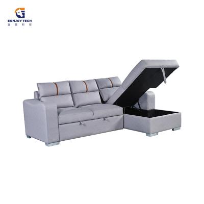 China (Others) Modern Design Adjustable Living Room Furniture L Shape Sofa 2 3 Seat Sofa Bed Leather Corner Sofas for sale