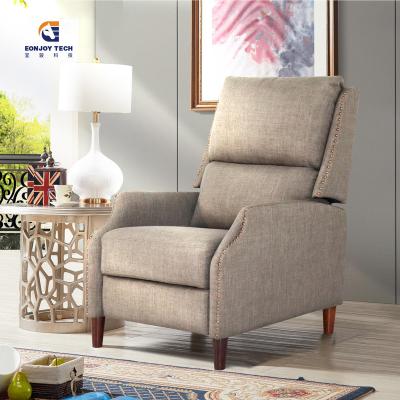 China Customized Modern Simple Recliner Extendable Sofa Living Room Furniture Leisure Chair Sofa Single 1 Seater Sofa for sale