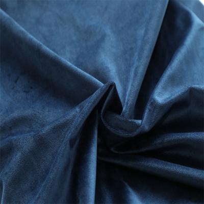 China Free Samples Breathable Soft 100 Polyester Microfiber Sofa Fabric Crushed Velvet Fabric for sale