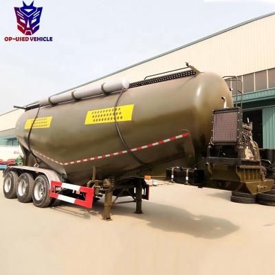 China Manufacturers 3 Axles 60ton Bulk Cement Bulk Bulker Silo Truck Trailer High Loading Capacity Semi Truck Trailer for sale