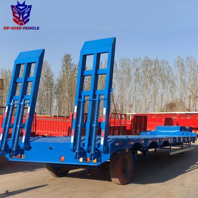 China Truck trailer used low bed lowboy truck trailer for sale in Nigeria for sale