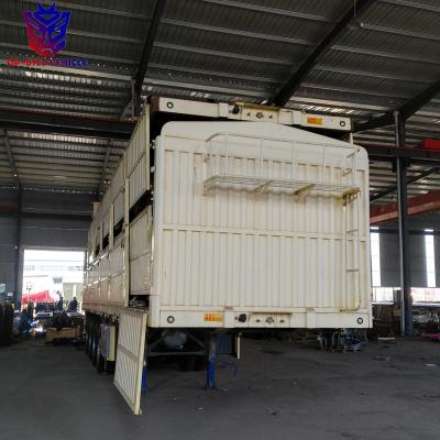 China Truck Trailer Used Barrier Trailer 30-100ton Fence For Semi Trailer Price For Sale for sale