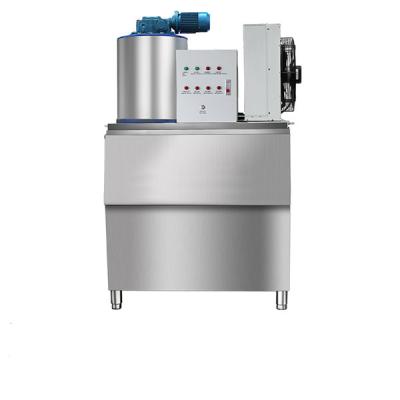 China Commercial Portable Small High Heat Transfer Efficiency Ice Maker Ice Flake Maker For Seafood Preservation Flake Ice Maker for sale