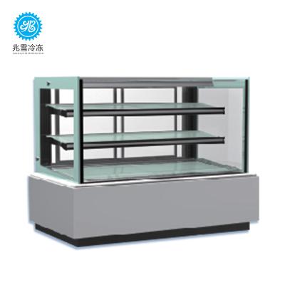 China Eco - Friendly Commercial Baked Food Pastry Dessert Display Cabinet Cake Counter Refrigerated Commercial Refrigerator for sale