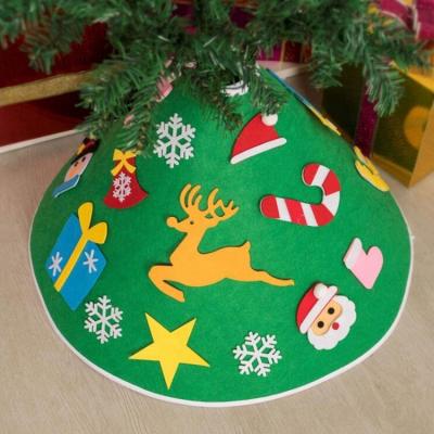 China Good Price Eco - Friendly High Quality 89cm Tree Skirt Christmas Decoration Supplies for sale