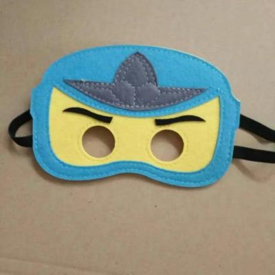 China Eco - Friendly Halloween Party Costume Cartoon Felt Mask For Kids Gift for sale