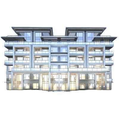 China Mediterranean High rise steel structure hotel building multi-storey steel structure office building for sale