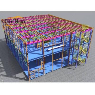 China Mediterranean Multi-storey prefabricated steel structure warehouse building for sale