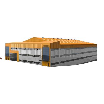 China Mediterranean American's Most Popular Durable and Low cost Prefab Steel Structure Warehouse for Sale for sale