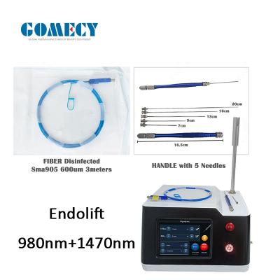 China 1-10Hz Endolift Laser Machine 1470nm 980nm AC110V 220V 1 Year Warranty for sale