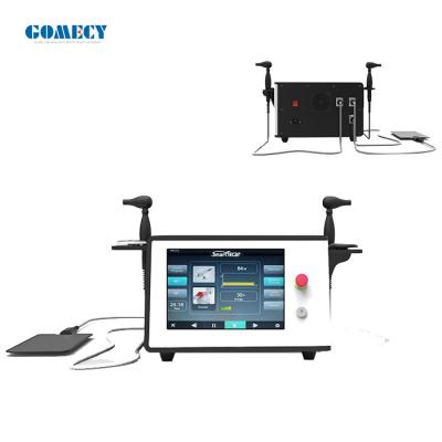 China 0.3-0.5khz Tecar Therapie-Maschine mit 20/40/60mm Kopf / 2 Griffe zu verkaufen