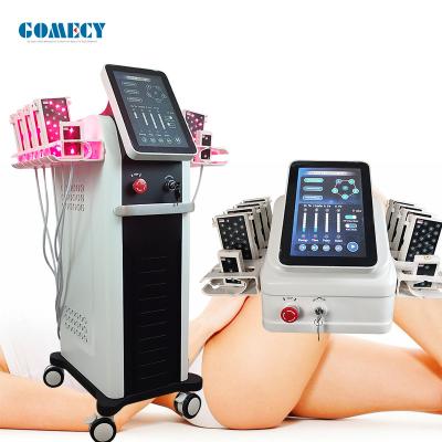 China 6d Lipo Laser Slimming Machine 980nm 635nm 650nm 780nm 810nm 940nm With 10pcs Pads for sale