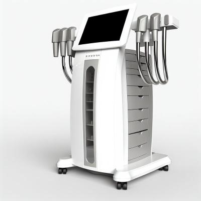 China 15.6 inch Touch Screen Vela Slimming Machine met Cavitation Vacuum RF technologie Te koop