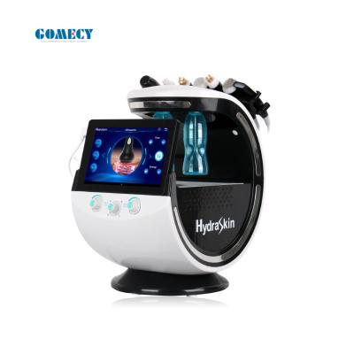 China 7 IN 1 Facial Skin Care Machine Touch Screen Hydra Dermabrasion System With Ice Sealed Refrigeration Head for sale