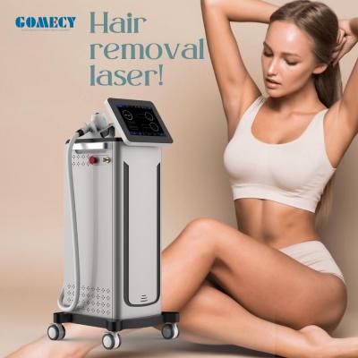 China 755 808 940 1064nm Diode Laser Hair Removal Device 4 Wavelength with 12*24mm/12*28mm Spot Size for sale