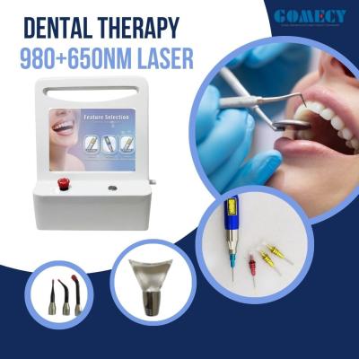 China 650nm 980nm Teeth Diode Laser In Dentistry For Periodontics Endodontics Soft Tissue Surgery for sale