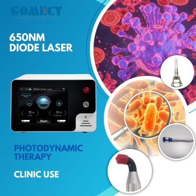 China Gomecy Revolutionary 650nm Photodynamic Therapy Laser Machine for Non-toxic and Selective Treatment of Microbial Infections for sale