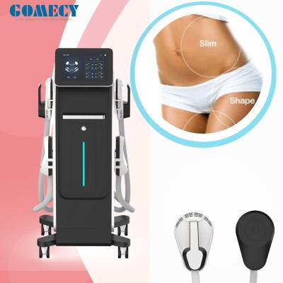 China Vierkanaal Vierbediening Elektrische Stimulatie Gewichtsverlies Afslanking Draagbare Ems Body Sculpt Muscle Stimulator Machine Te koop