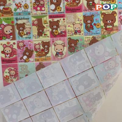 China 2018 Cheap Cartoon Name Cat Window Stickers Small Bear Stickers for sale