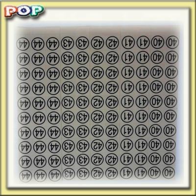 China Waterproof 2018 Periodic Alphabet Number Sounds Paper or Vinyl Sticker for sale