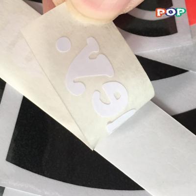 China Cheap colorful letter sticker material is paper for sale