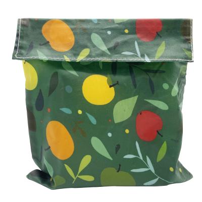 China Custom Size Water Resistant Beeswax Wraps Private Label Future Trend Kitchen Floral Sandwich Bag for sale