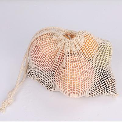 China 100% eco-friendly; Reusable; ReusableCotton Eco-friendly Washable Mesh Bags Produce Bag For Fruit Vegetable Storage Bag for sale