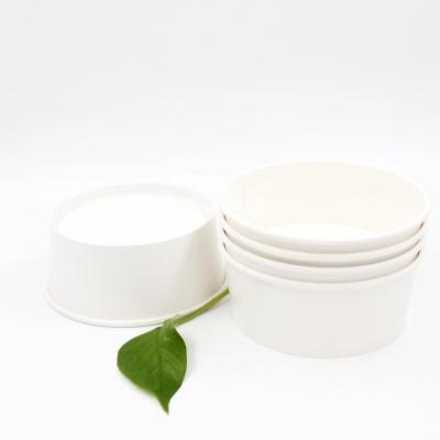 China Disposable Craft Salad Bowl 500cc with PET Lid for sale