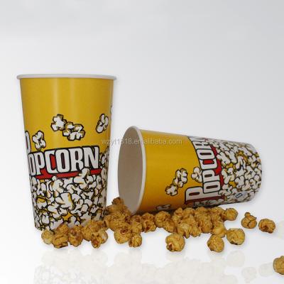 China Cinema Supplies Disposable Popcorn Cup 46oz Popcorn Tub for sale