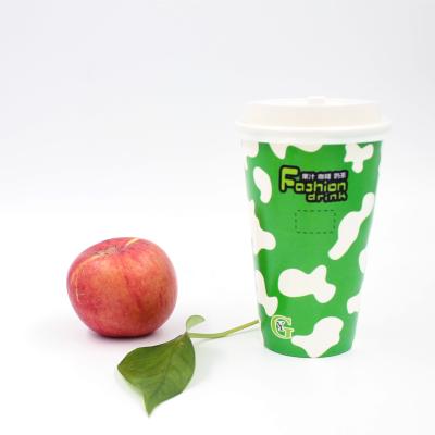 China Disposable Single Wall 16oz Style and Drink Use Juice Cups Biodegradable Single Wall Paper for sale