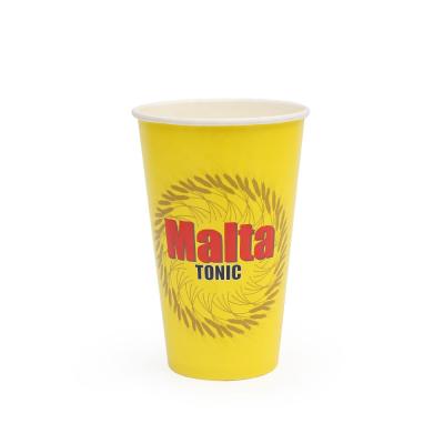 China Disposable Drink Cold Paper Cup for Juice Disposable Paper Cup for Juice for sale