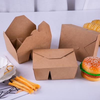 China Disposable Disposable Takeout Paper Box for Assorted Snacks for sale