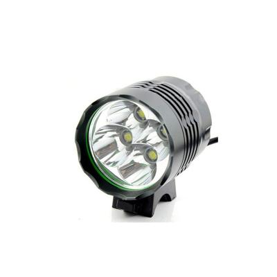 China High Power 5000 Lumens Bike Light with 8.4V 6400mAh Battery Pack 4X T6 LED Rechargeable Bike Headlight 4T6-01 for sale