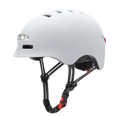 China Cycling Helmet+ Front Light Adult Cycling Helmet + Tail Light For Men Women Adjustable Cycle Helmet Safety Protection With Taillight Front Light for sale