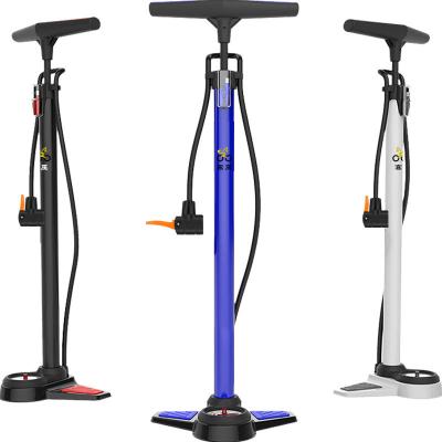 China Bike Bicycle 2021 New 160PSI High Pressure Pump With Pressure Gauge Foot Bike Pump for sale