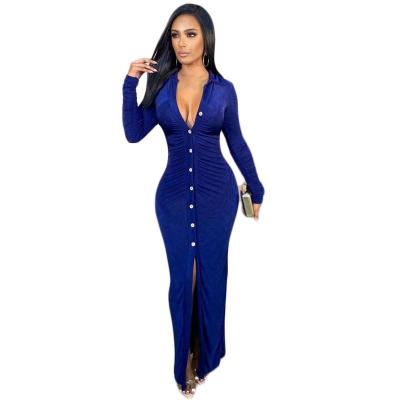 China Amazon Breathable Hot Sales Long Sleeve Elegant Casual Party Wear Dresses Plus Size Dress for sale