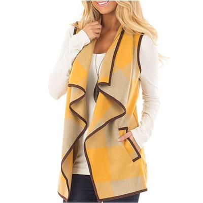 China 2021 new breathable hot in the running cardigan vest for women fashion vest for women fashion vest coat for women for sale