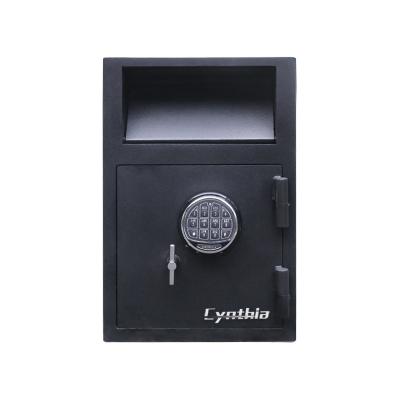 China Home Storage Bank Deposits Coin Resistant Safe Cash Cash Wrap Floor Drop Safe Box for sale