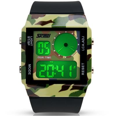 Cina Orologio analogico LCD di colore dell'esercito in vendita