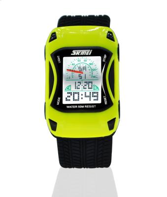 China Trendy LCD van de Jonge geitjesliefde Analoog Horloge met Silicone Zachte Riem Te koop