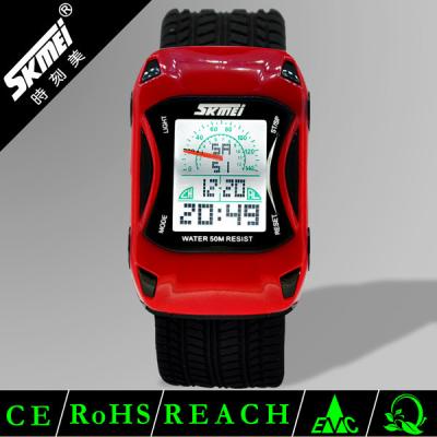 China Professional LCD Analogue Watch Car Dial Students Best sport LCD Watches for sale