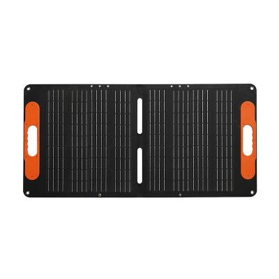 China OEM 60W Monocrystalline Collapsible USB High Conversion Etfe Bag Solar Panel Mono DC Camping Waterproof Devices Folding Solar Charge for sale