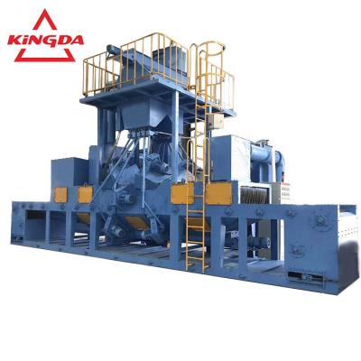 China Factory QWD1000 Wire Mesh Belt Shot Blasting Machine For Automotive Castings for sale