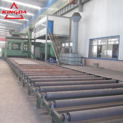 China Factory shot blasting machine for steel plate angle profile steel steel for sale