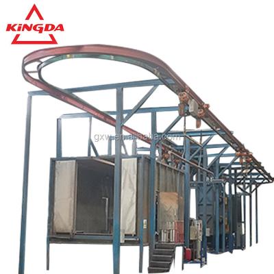 China Factory Agricultural Machinery Parts Hook Continuous Shot Blasting Machine for sale