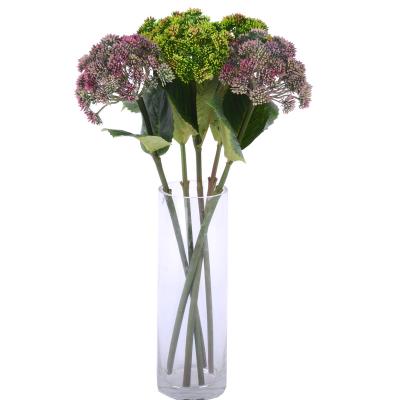 China JD-1613 Wholesale Artificial Flowers Europe 53cm Hot Selling Single Artificial Plastic Outdoor Decoration Flowers for sale