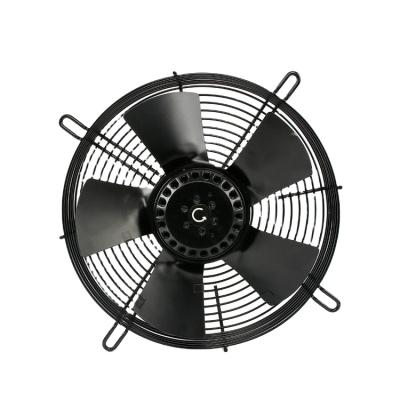 China High Standard Industrial Mesh Exhaust Fan Black Outer Rotor Commercial Type Fan for sale