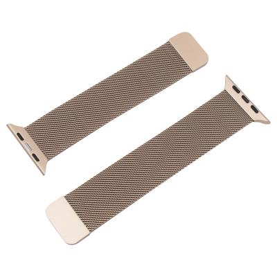 China Water Resistant Design Magnetic Stainless Steel Apple Watch Strap 38/40/41mm 42/44/45mm Slim Loop Apple Milanese Watch Band for sale