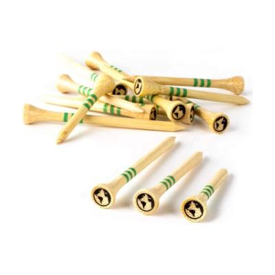 China Eco-Friendly Wooden Golf Tees Length 2-3/4 Inch 70 83 54 Mm Unbreakable Custom Bamboo Golf Tees for sale